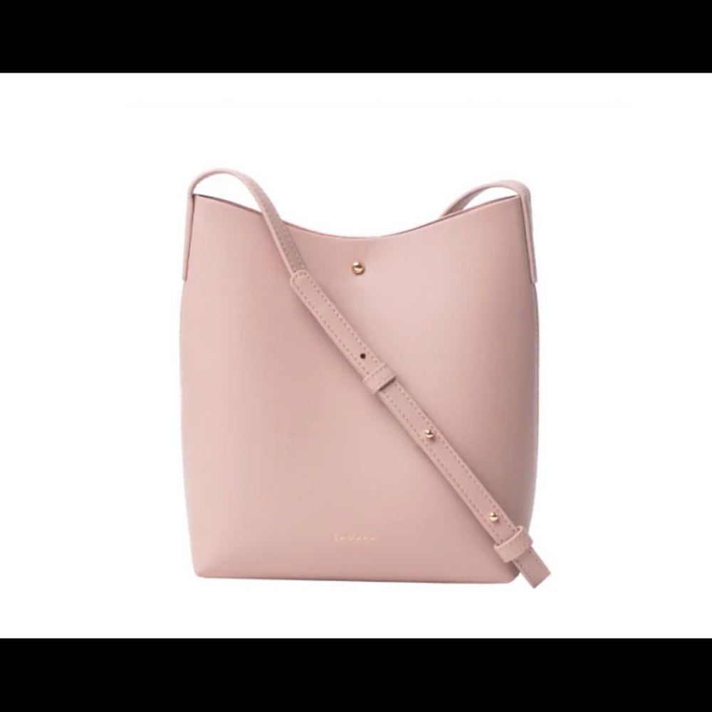 Samara Medium Vegan Leather Shoulder
Bag Pink NWT